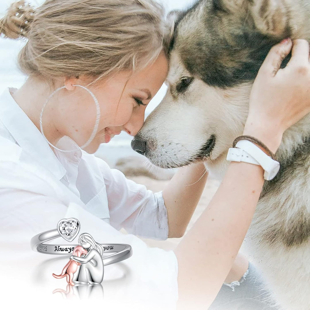Verstellbarer Ring – Immer in meinem Herzen
