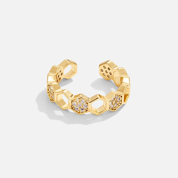 Biene - Gold- & Kristallring