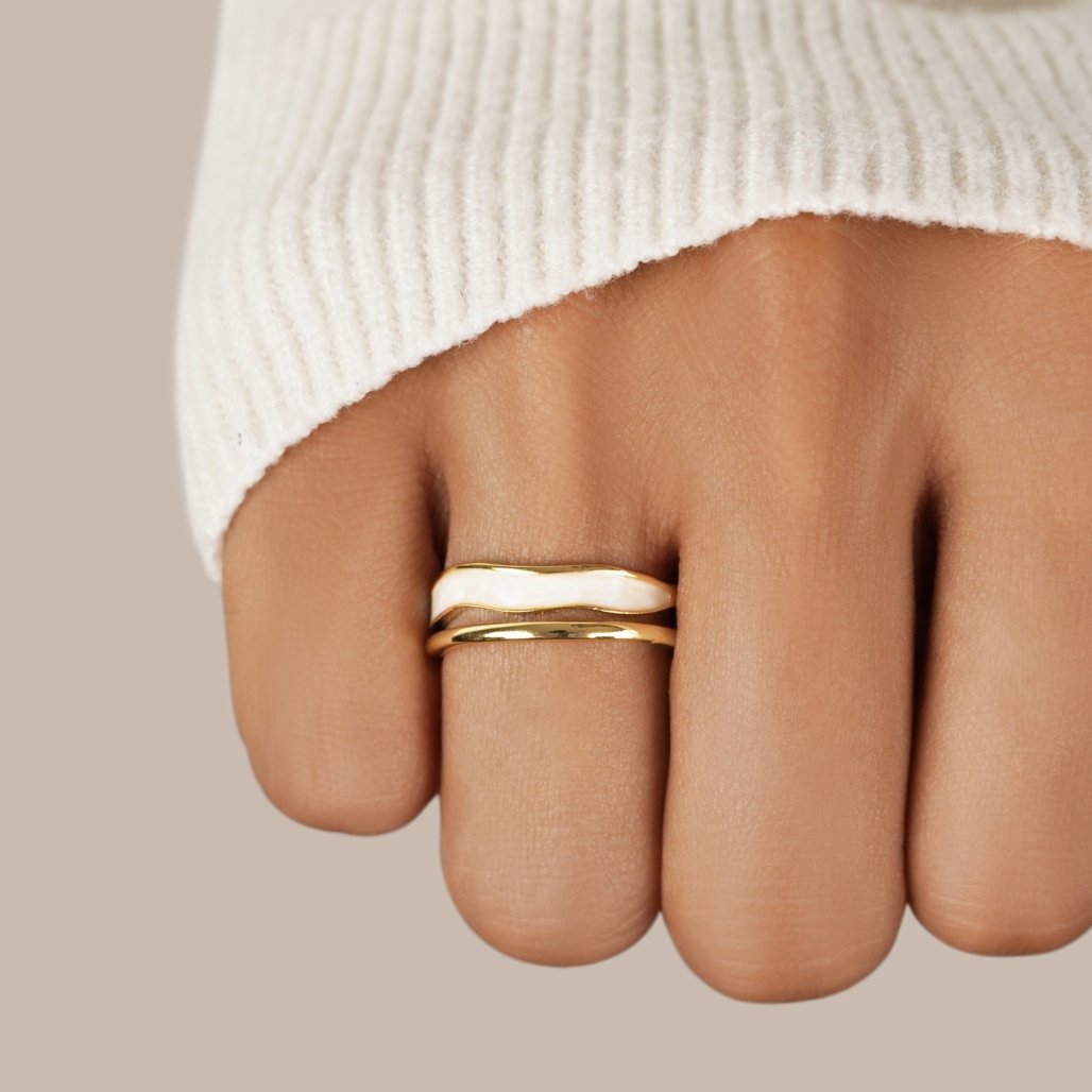 Hoffnung - Geschichteter Ring