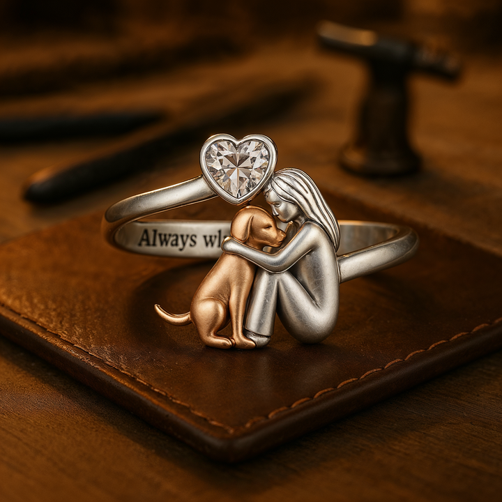 Verstellbarer Ring – Immer in meinem Herzen